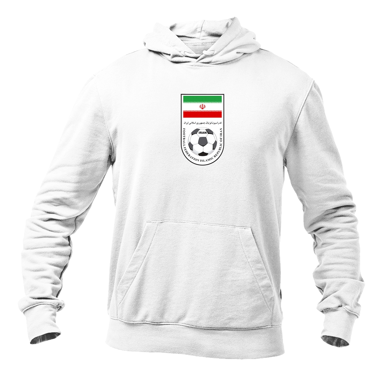 Men's Iran National Soccer Team Pullover Hoodie