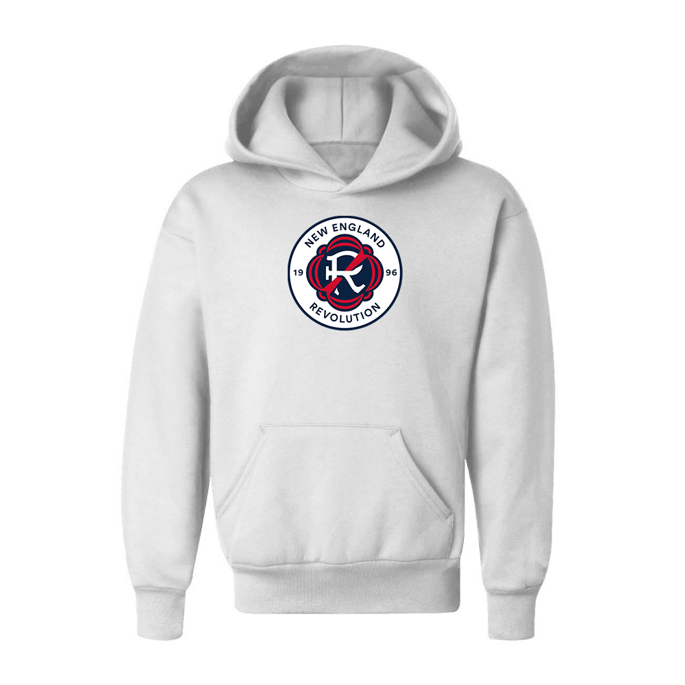 Youth Kids New England Revolution FC Pullover Hoodie