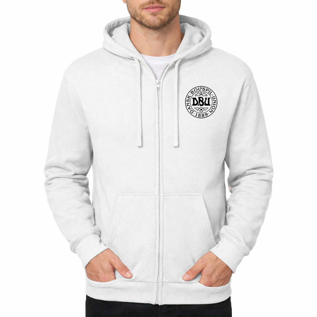 Men's Denmark Soccer Zipper Hoodie