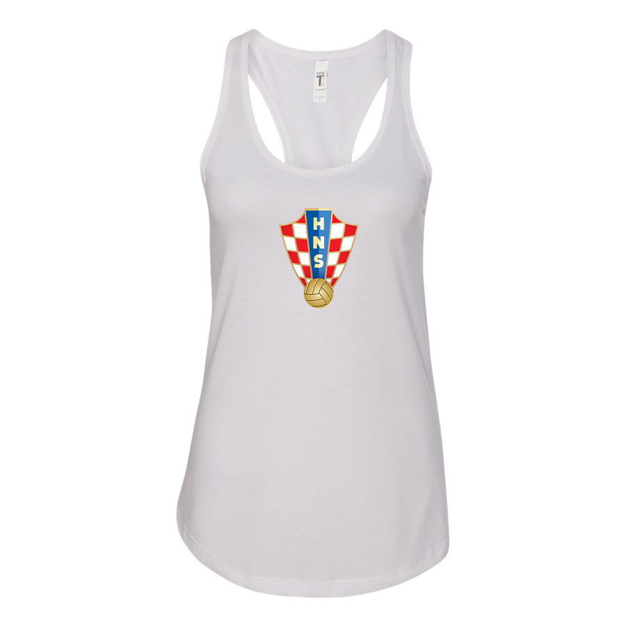 Women's Croatia National Soccer Team Racerback Tank Top