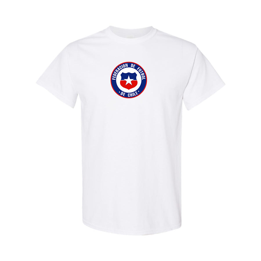 Men's Chile National Soccer Team  Cotton T-Shirt