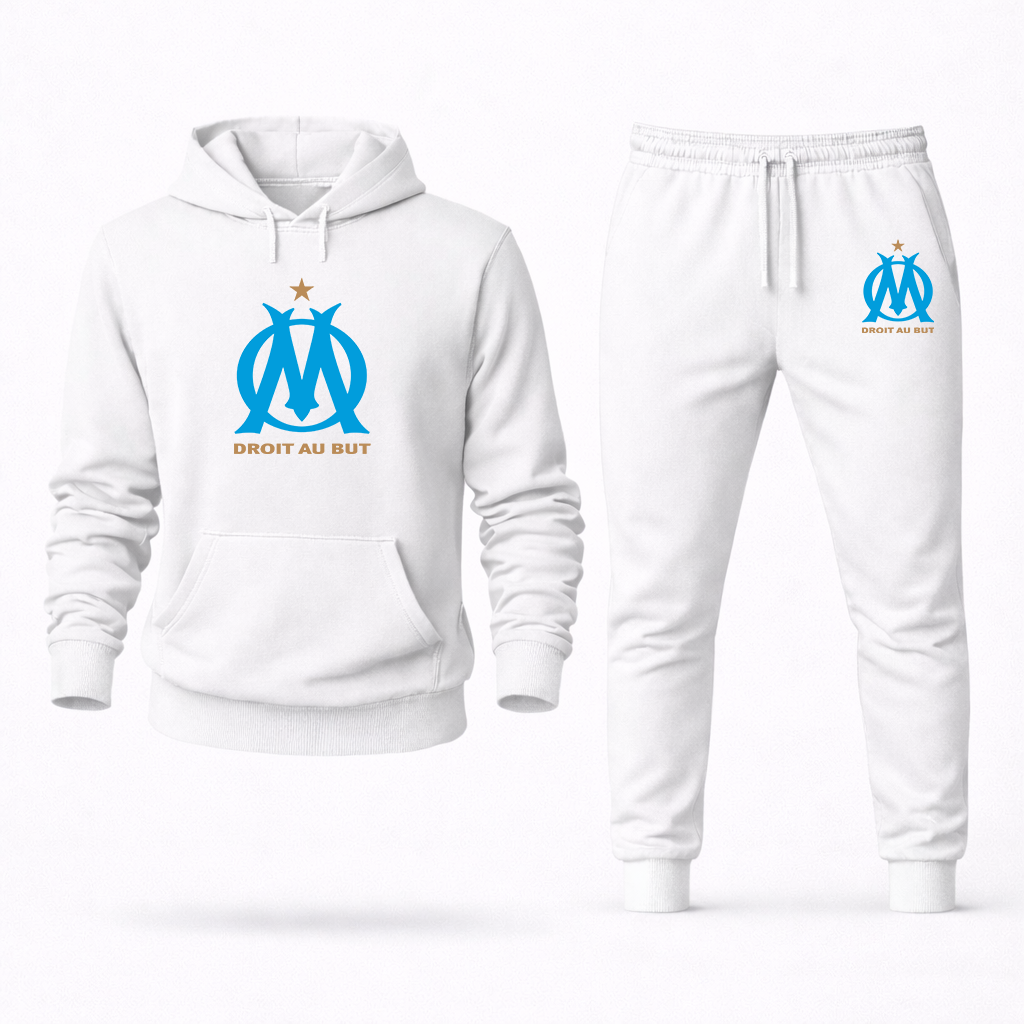 Men's Olympique de Marseille FC Hoodie Joggers Set