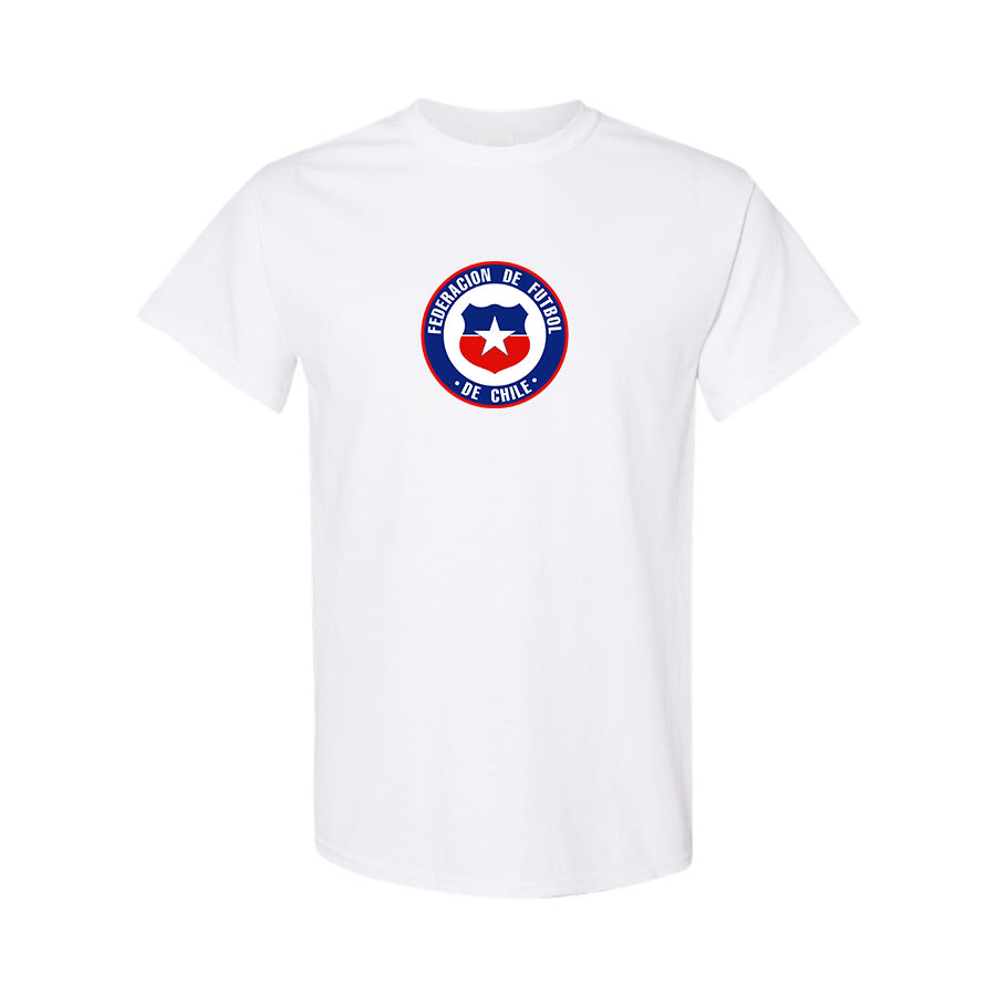 Youth Kids Chile National Soccer Team  Cotton T-Shirt