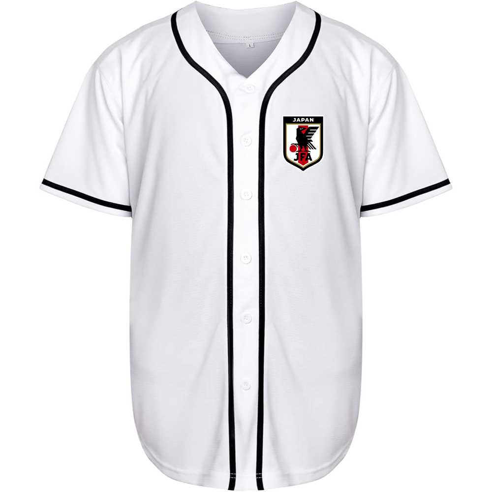 Men's Japan National Soccer Team Baseball Jersey