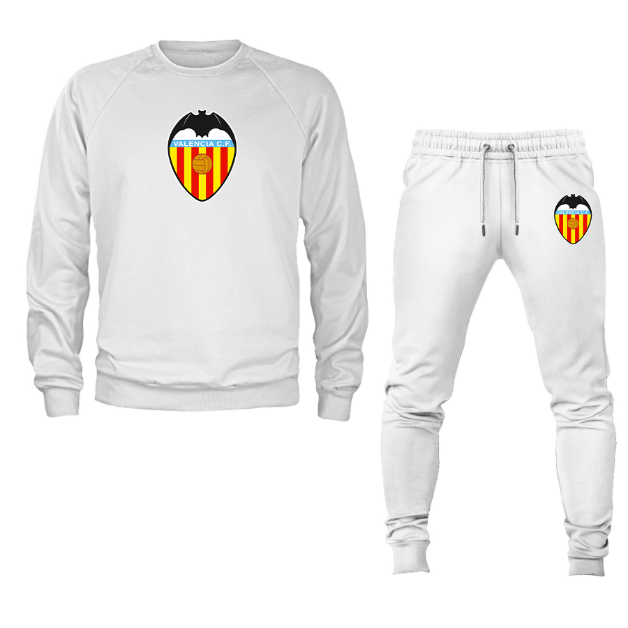 Men's Valencia FC Crewneck Sweatshirt Joggers Suit