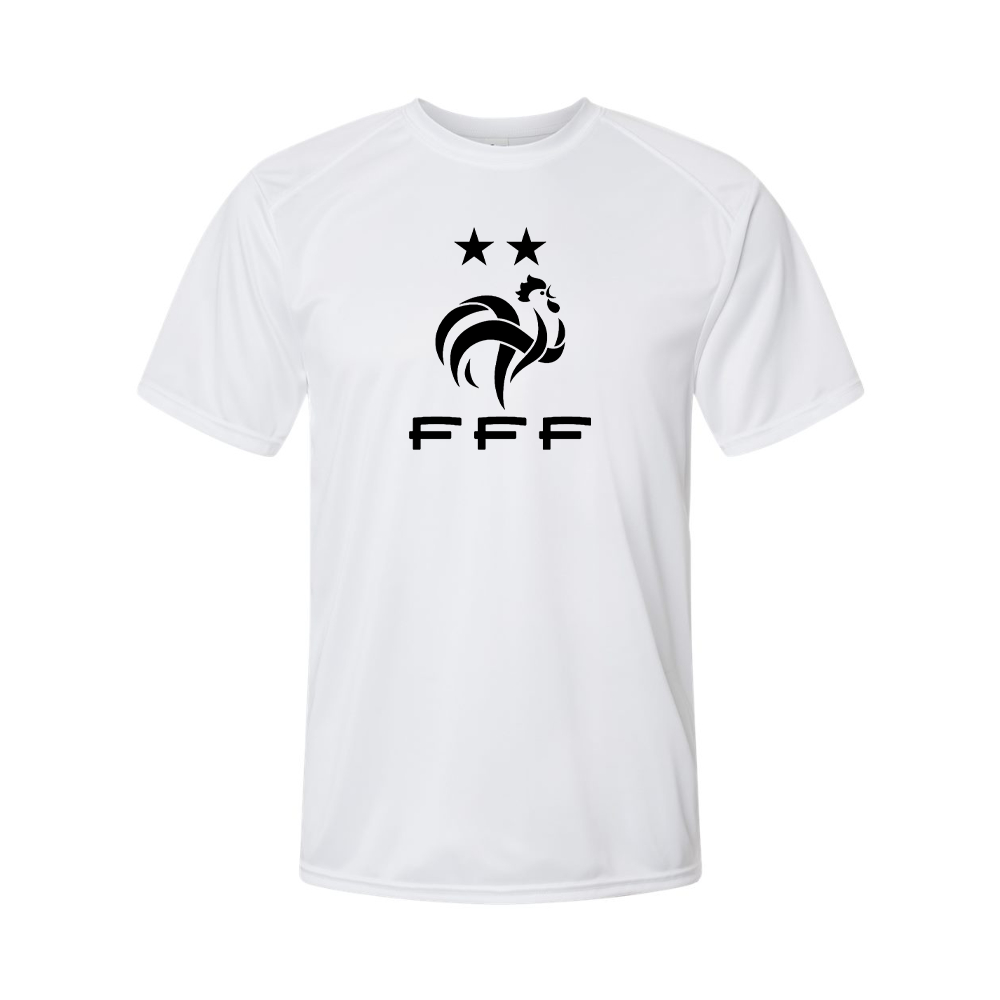 Men's France Soccer Performance T-Shirt