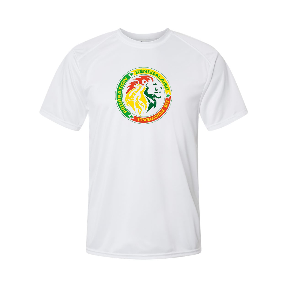 Youth Kids Senegal National Soccer Team Performance T-Shirt