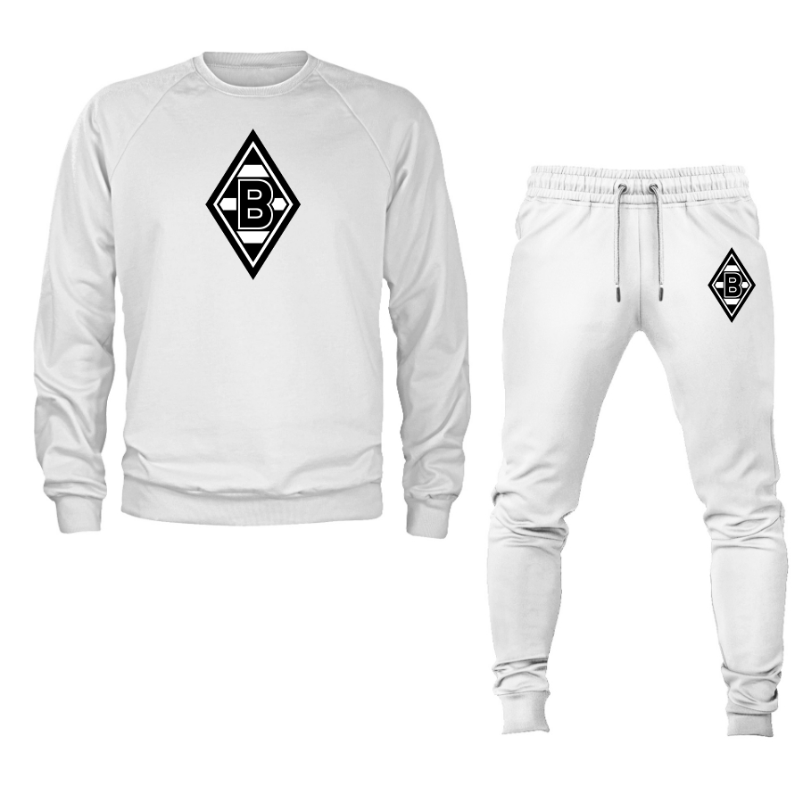 Men's Borussia Monchengladbach FC Crewneck Sweatshirt Joggers Suit