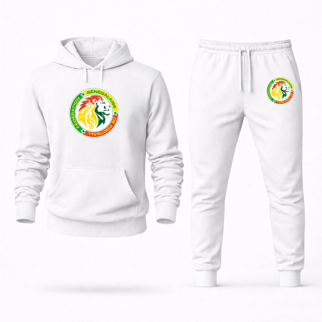 Men's Senegal National Soccer Team Hoodie Joggers Set