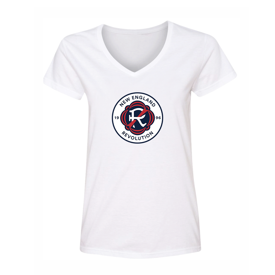 Women's New England Revolution FC V-Neck T-Shirt