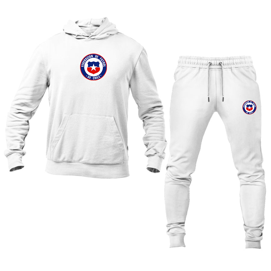 Men's Chile National Soccer Team  Hoodie Joggers Set