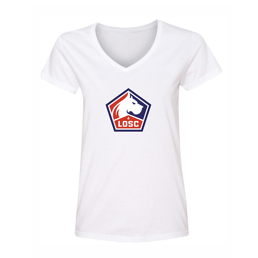 Women's Lille Olympique FC V-Neck T-Shirt