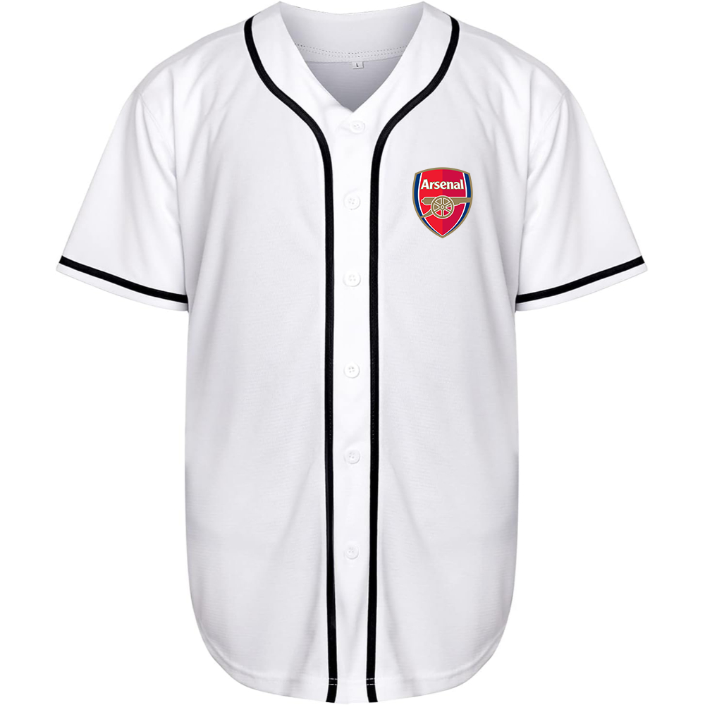 Men's Arsenal Soccer Baseball Jersey