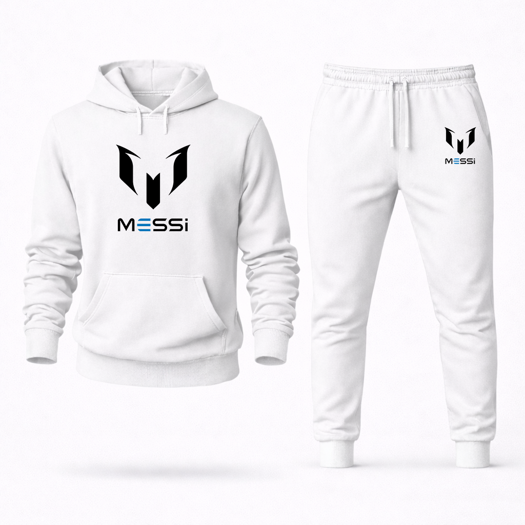 Men's Lionel Messi Air Messi Soccer Logo Hoodie Joggers Set