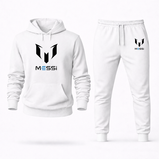 Men's Lionel Messi Air Messi Soccer Logo Hoodie Joggers Set
