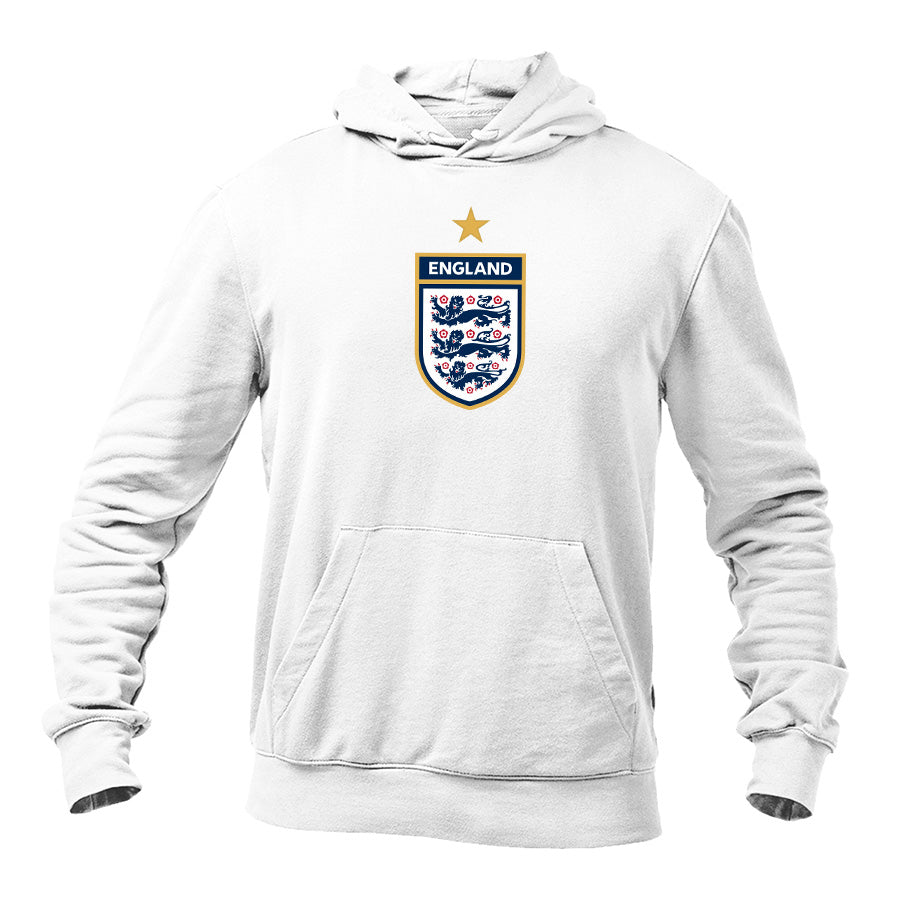 Men's England National Soccer Team Pullover Hoodie