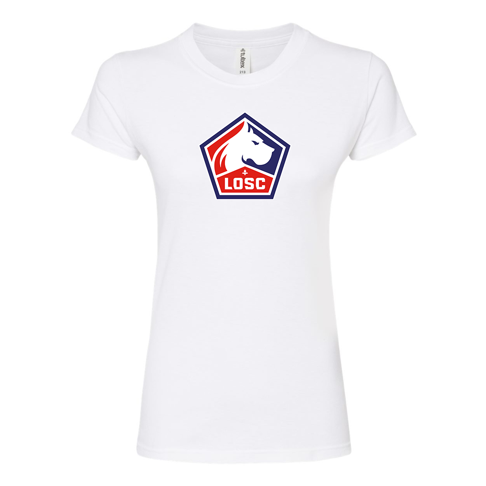 Women's Lille Olympique FC Round Neck T-Shirt