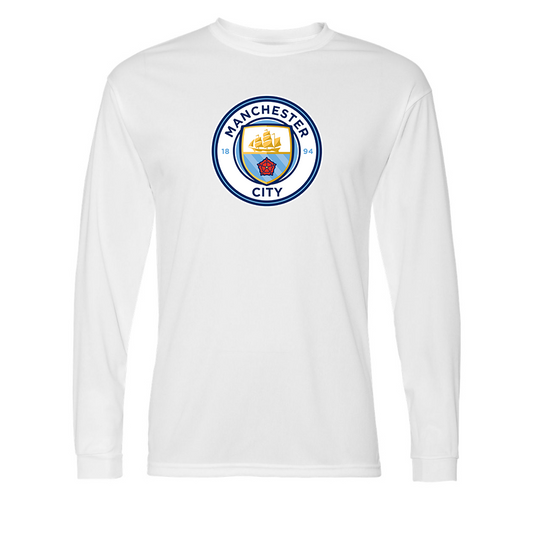 Men’s Manchester City Soccer Performance Long Sleeve T-Shirt