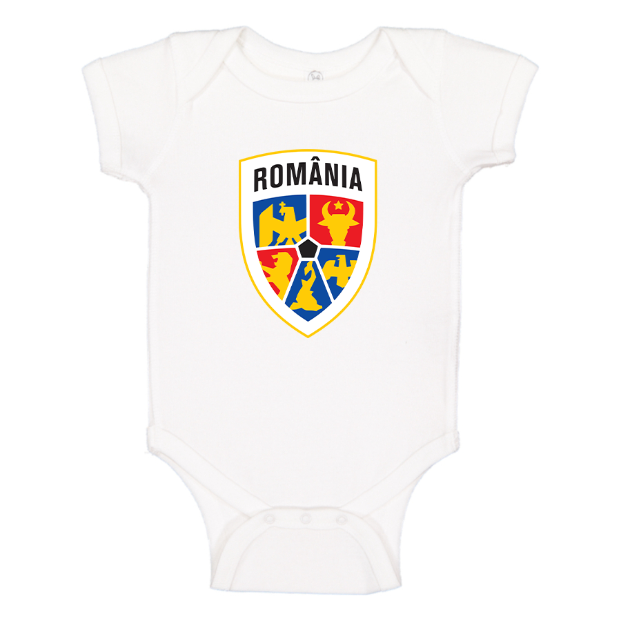 Romania National Soccer Team Baby Romper Onesie