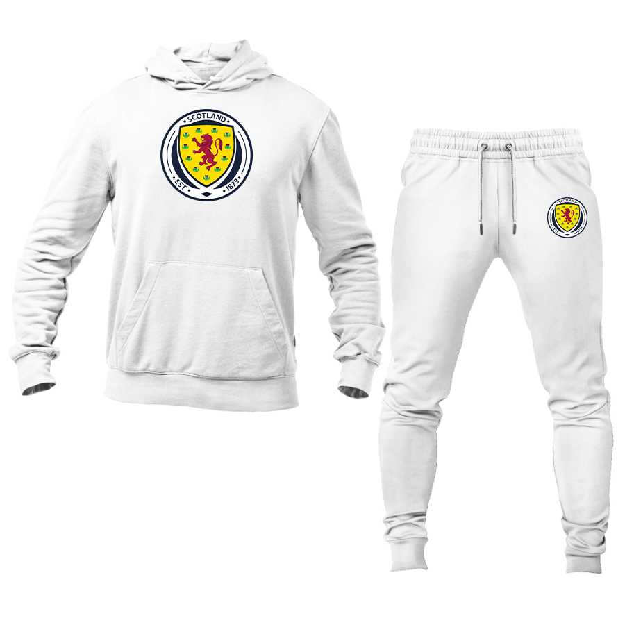 Men's Scotland National Soccer Team Hoodie Joggers Set