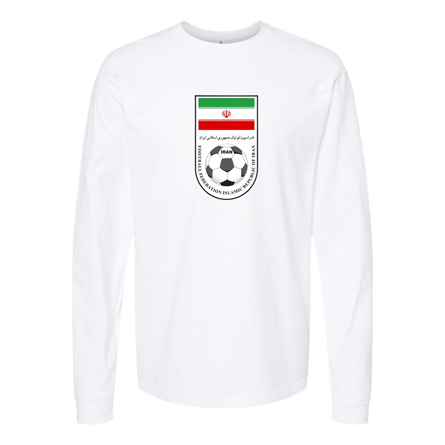 Youth Kids Iran National Soccer Team Long Sleeve T-Shirt