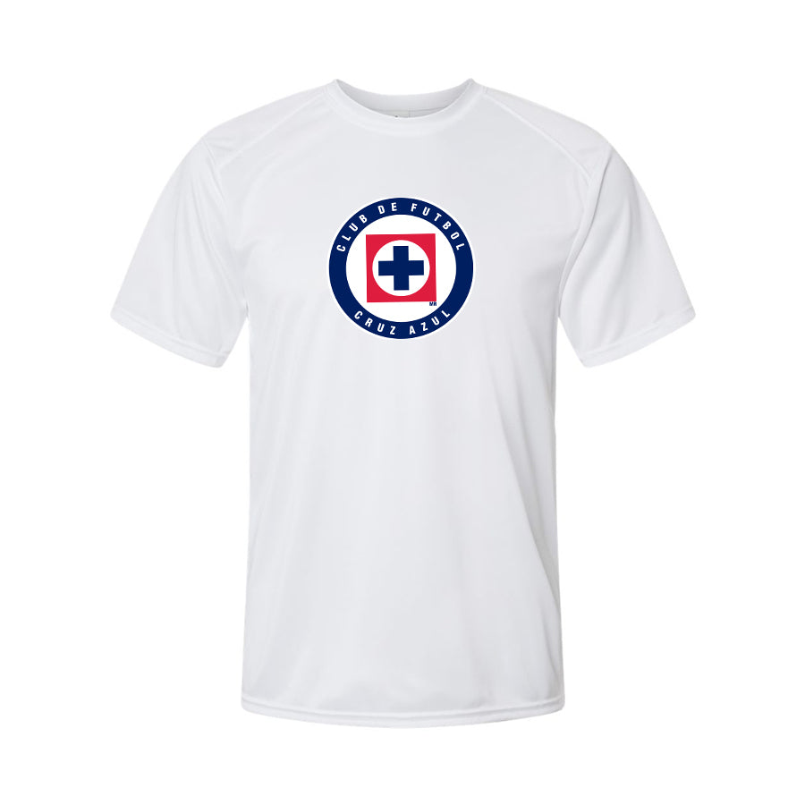 Youth Kids Cruz Azul Football Club Performance T-Shirt