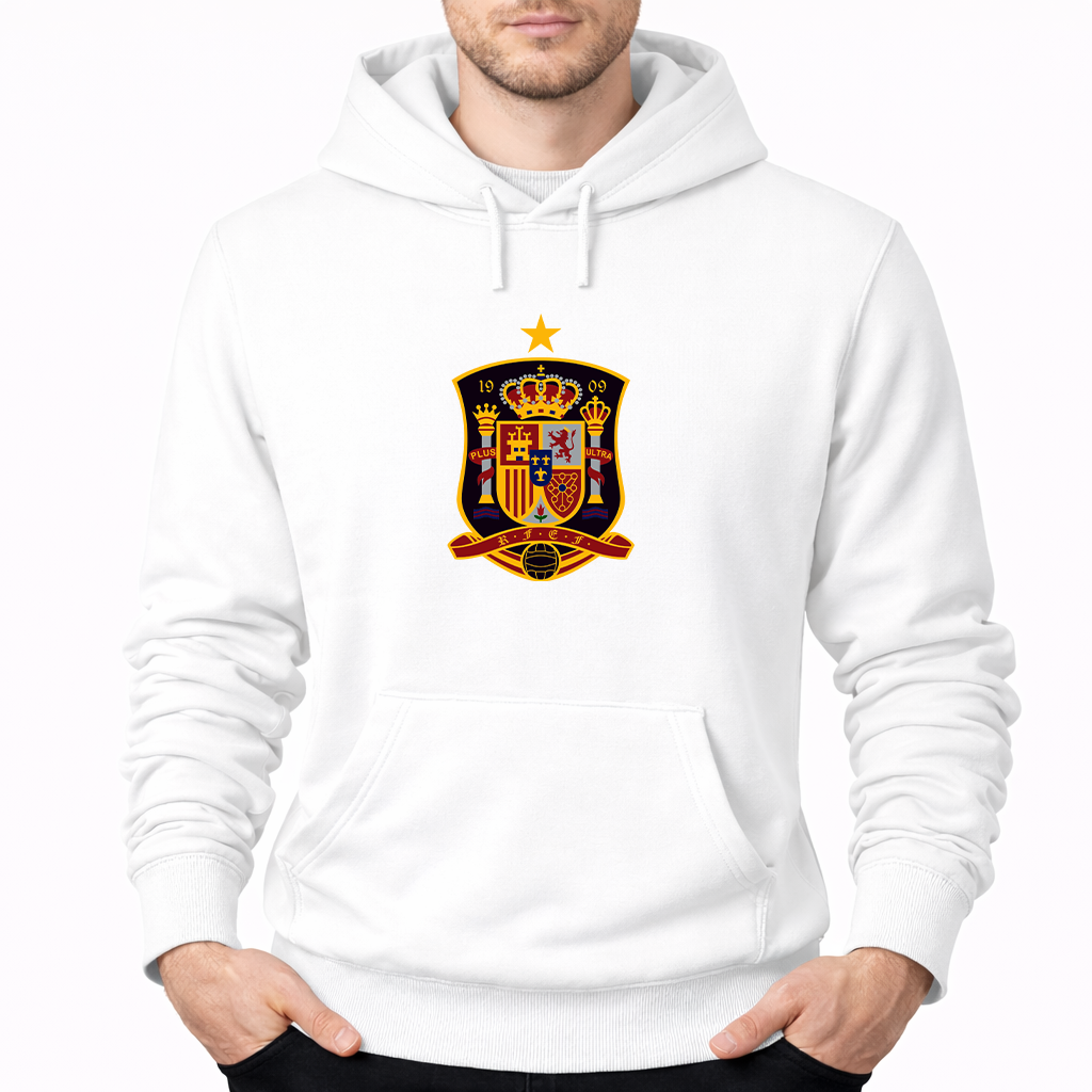 Men's Spain National Soccer Team Pullover Hoodie