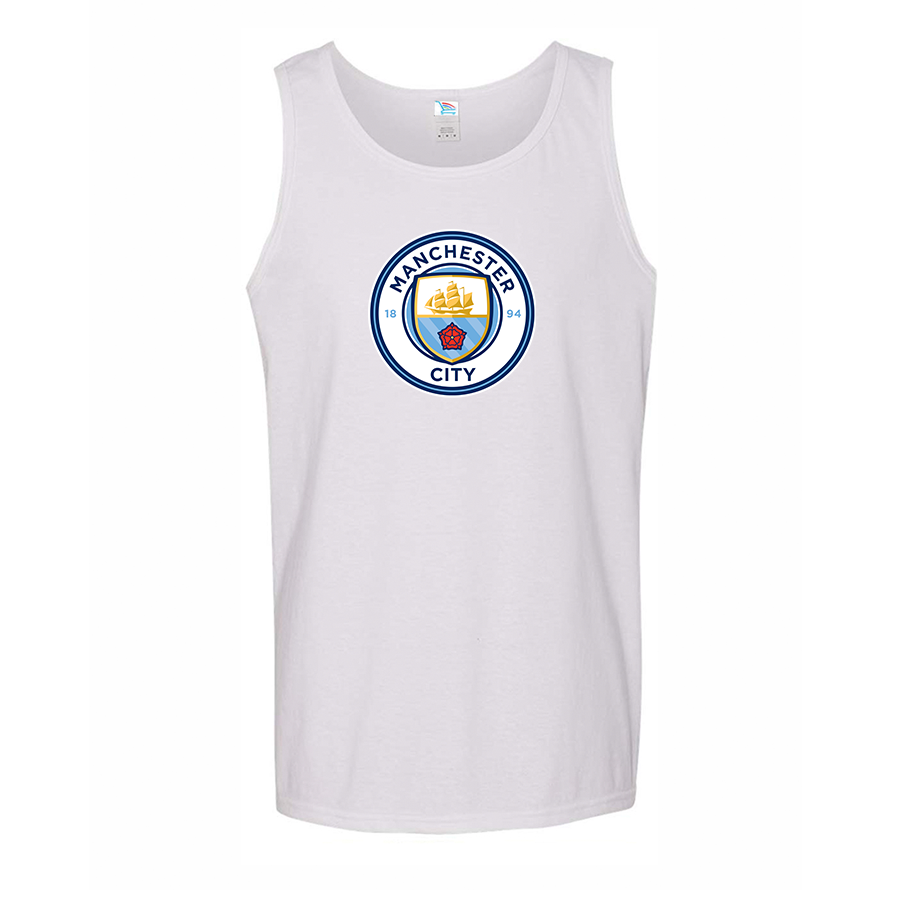 Men's Manchester City Soccer Tank Top