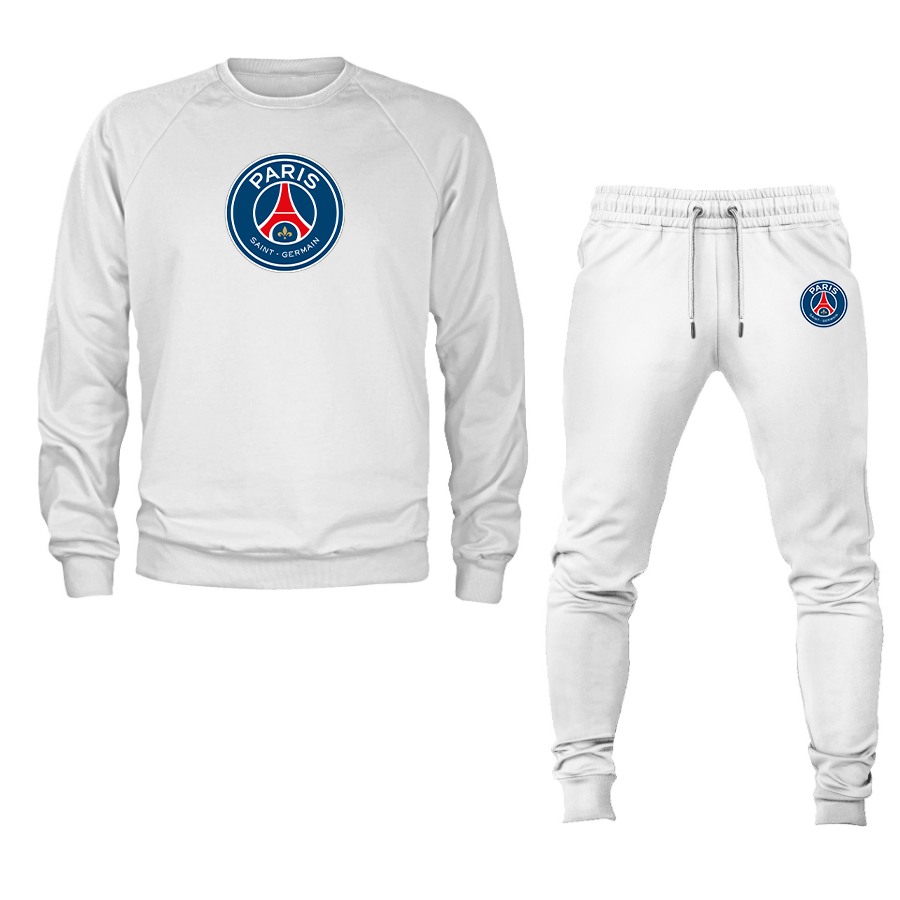 Men’s Paris-Saint Germain Soccer Soccer Logo Crewneck Sweatshirt Joggers Suit