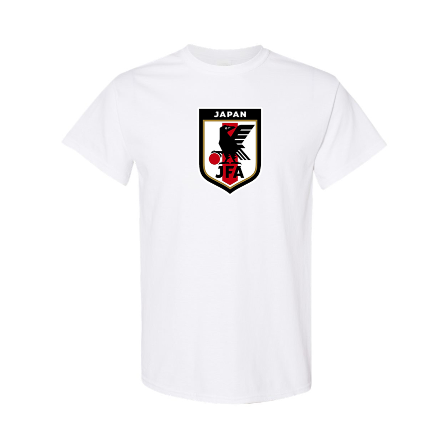 Youth Kids Japan National Soccer Team Cotton T-Shirt