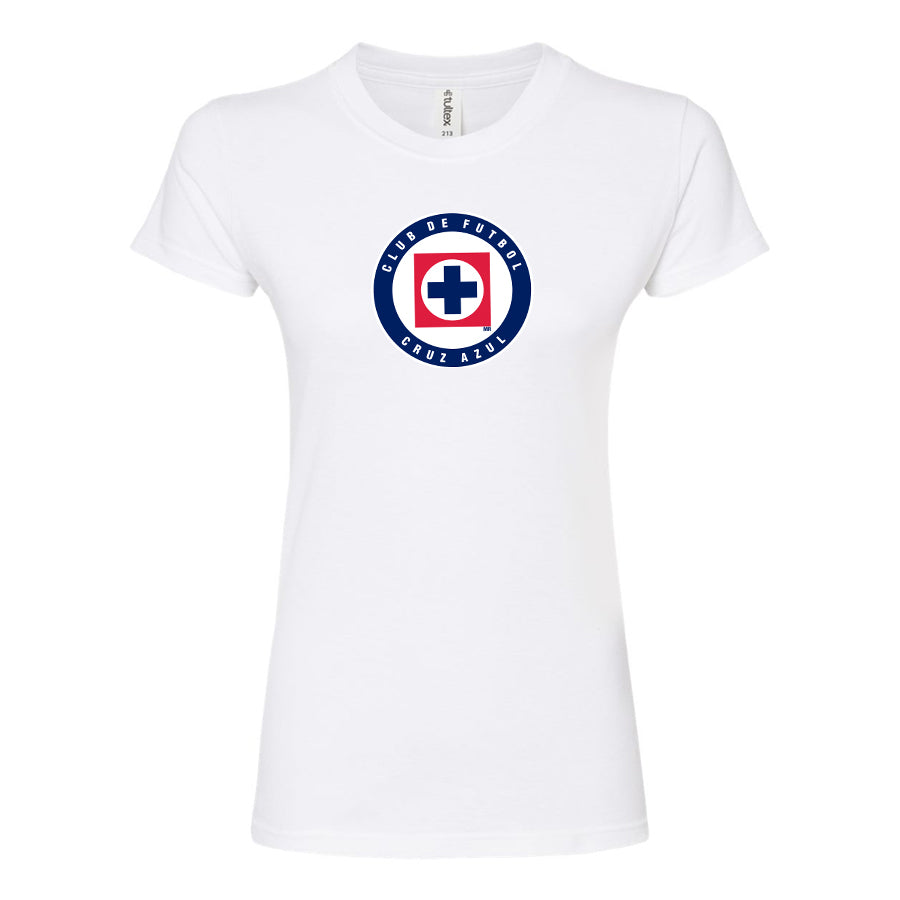 Women's Cruz Azul Football Club Round Neck T-Shirt