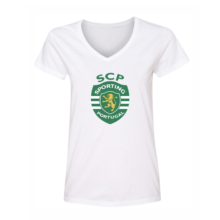 Women's Sporting CP FC V-Neck T-Shirt