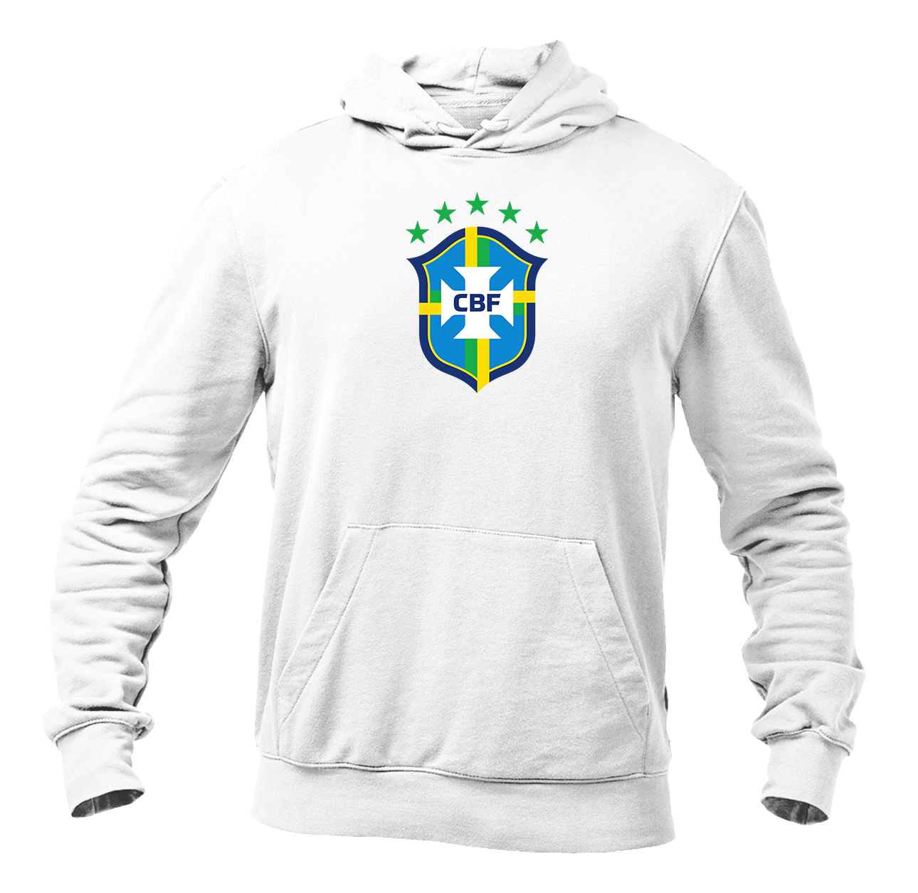 Men's Brazil National Soccer Team Pullover Hoodie