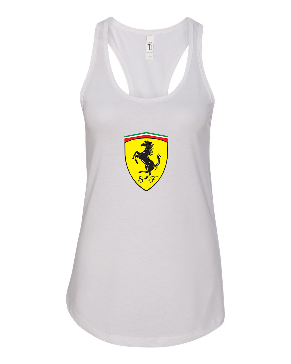 Women's Ferrari Motorsport Car Racerback Tank Top