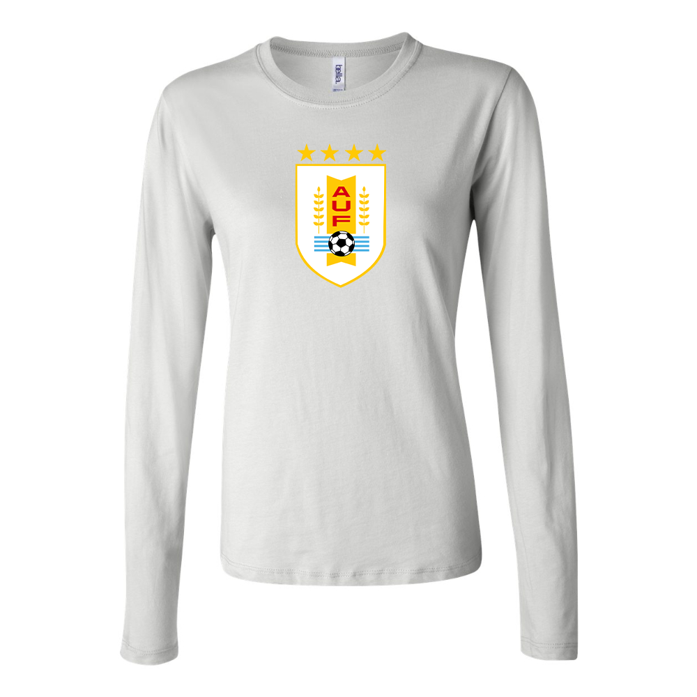 Women's Uruguay National Soccer Team Long Sleeve T-Shirt