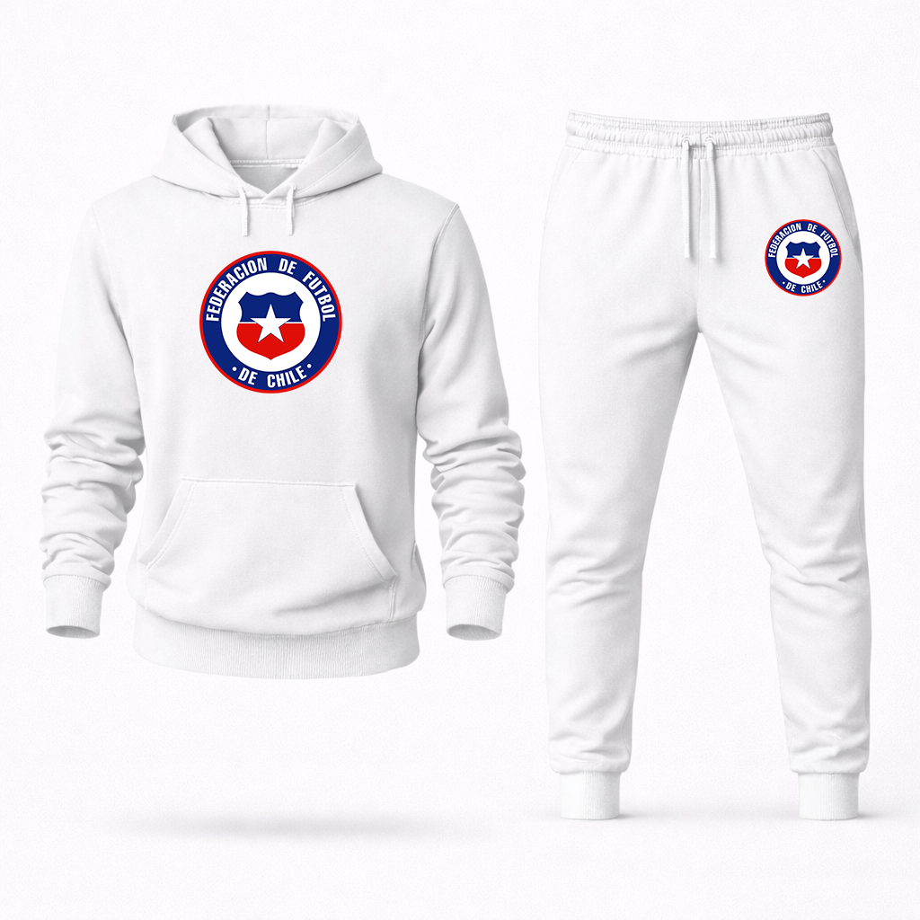 Men's Chile National Soccer Team  Hoodie Joggers Set