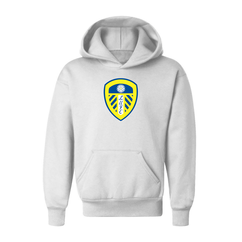 Youth Kids Leeds United Football Club Pullover Hoodie