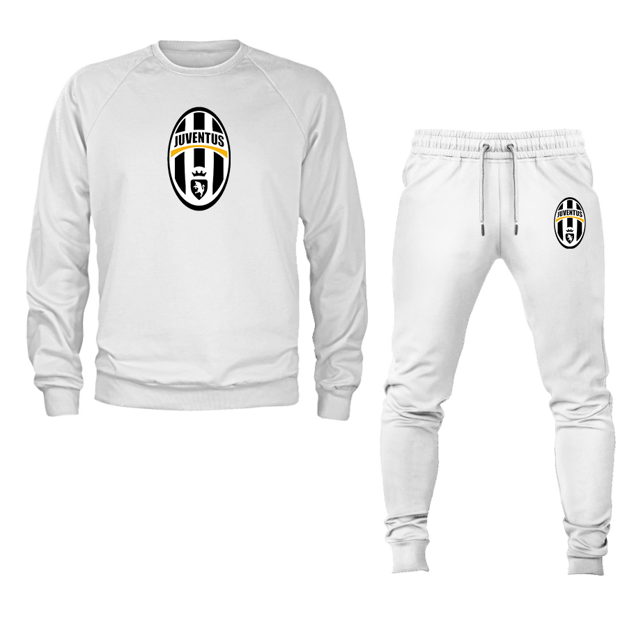 Men's Juventus Football Club Classic Crewneck Sweatshirt Joggers Suit