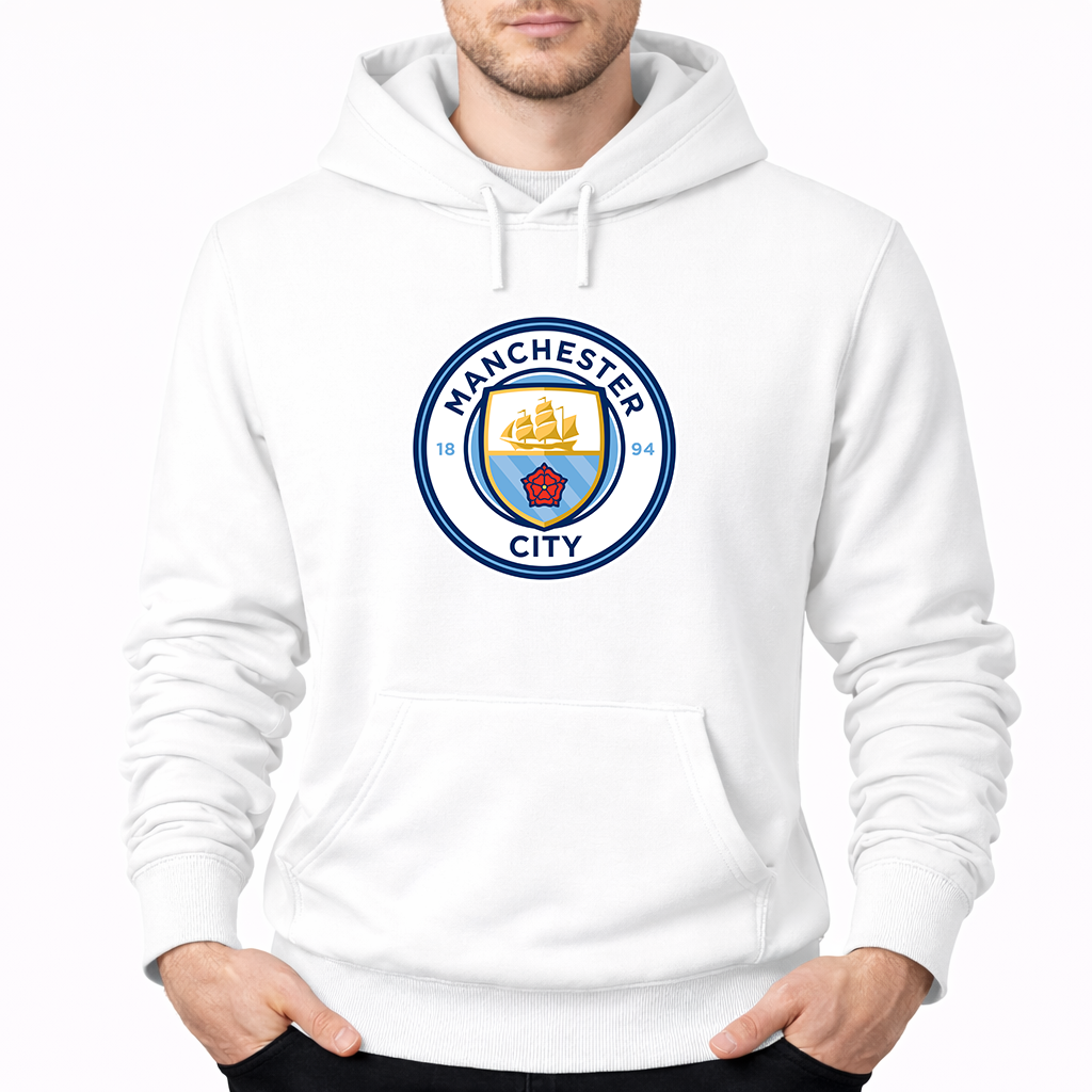 Men's Manchester City Soccer Pullover Hoodie