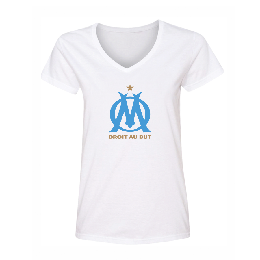 Women's Olympique de Marseille FC V-Neck T-Shirt