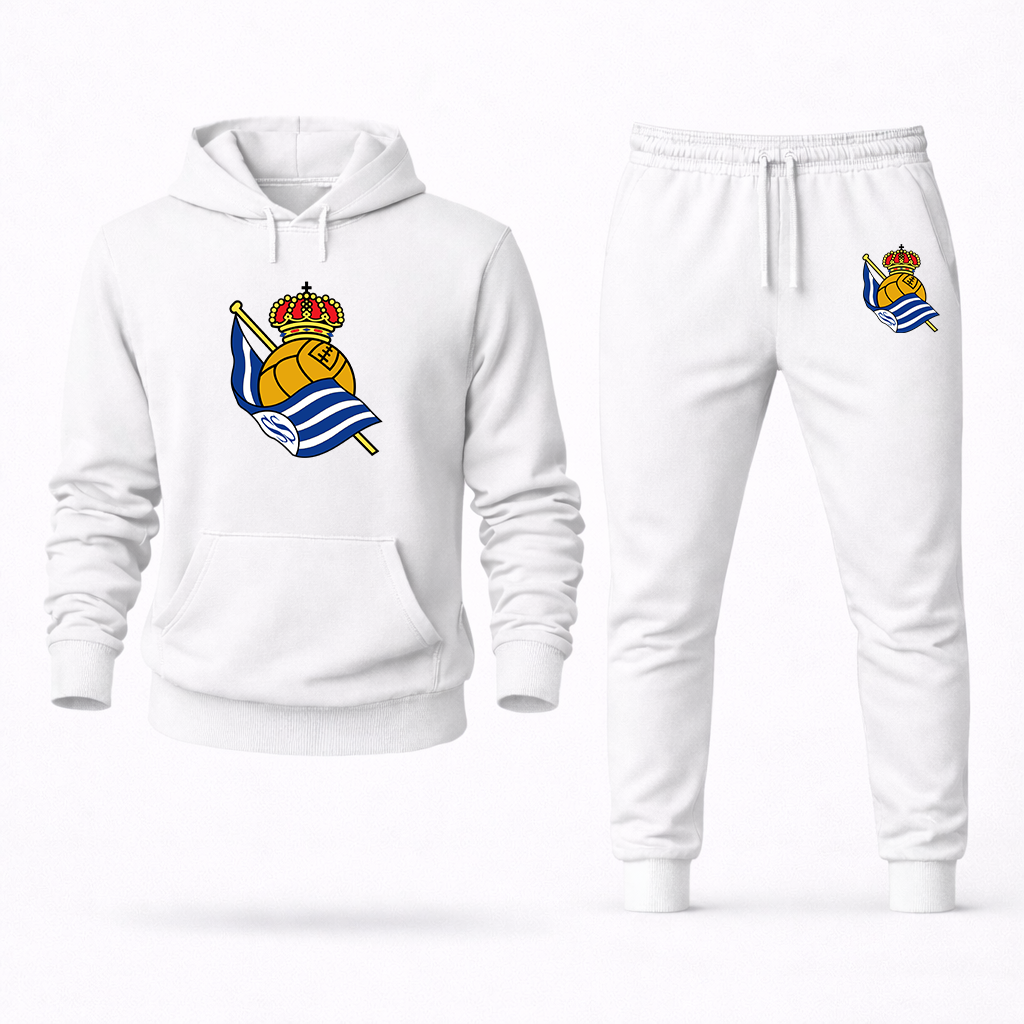 Men's Real Sociedad FC Hoodie Joggers Set