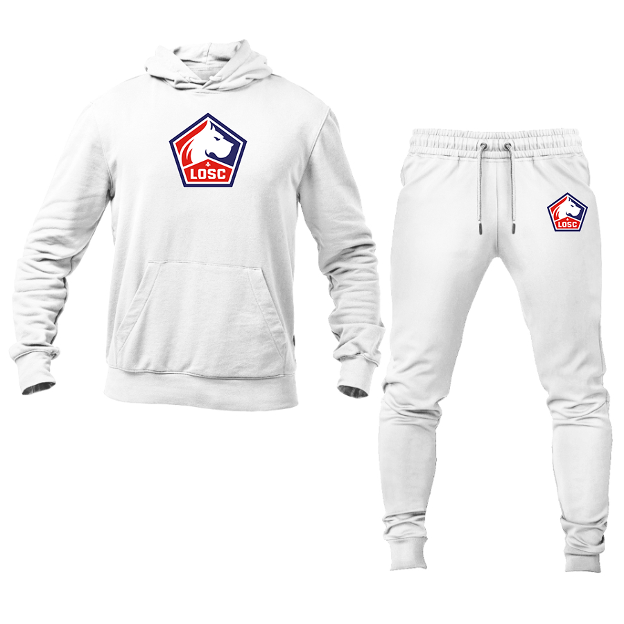 Men's Lille Olympique FC Hoodie Joggers Set