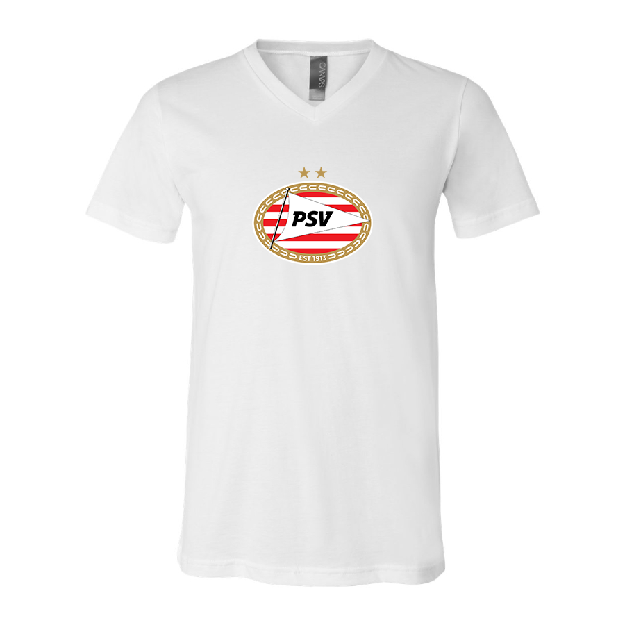 Men’s  PSV Eindhoven FC - BELLA + CANVAS - Jersey V-Neck Tee - 3005