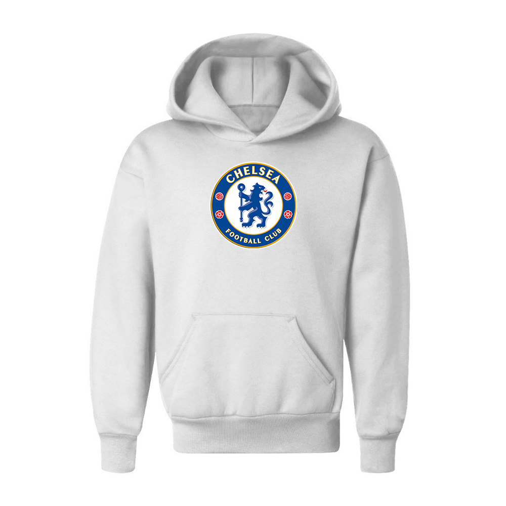 Youth Kids Chelsea Soccer Pullover Hoodie