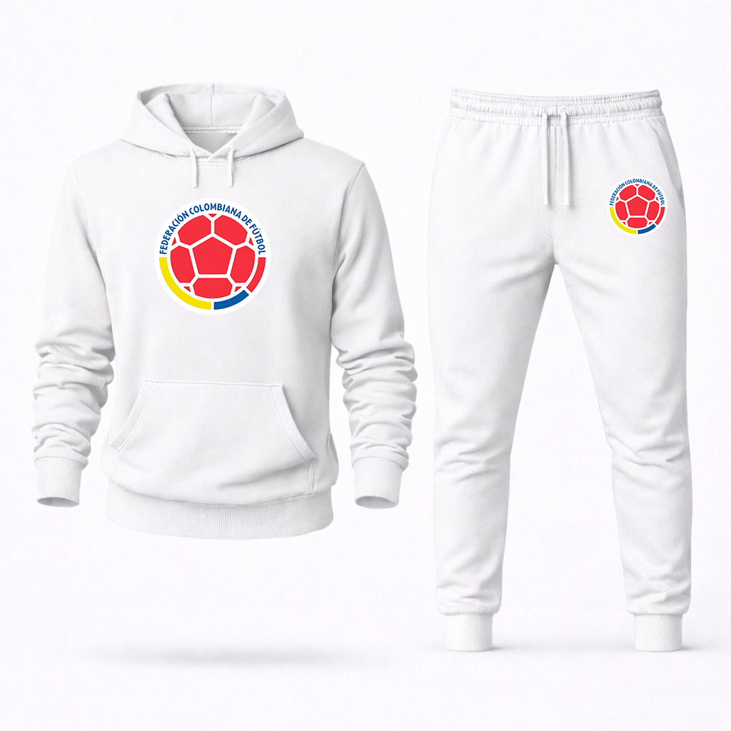 Men's Colombia National Soccer Team Hoodie Joggers Set