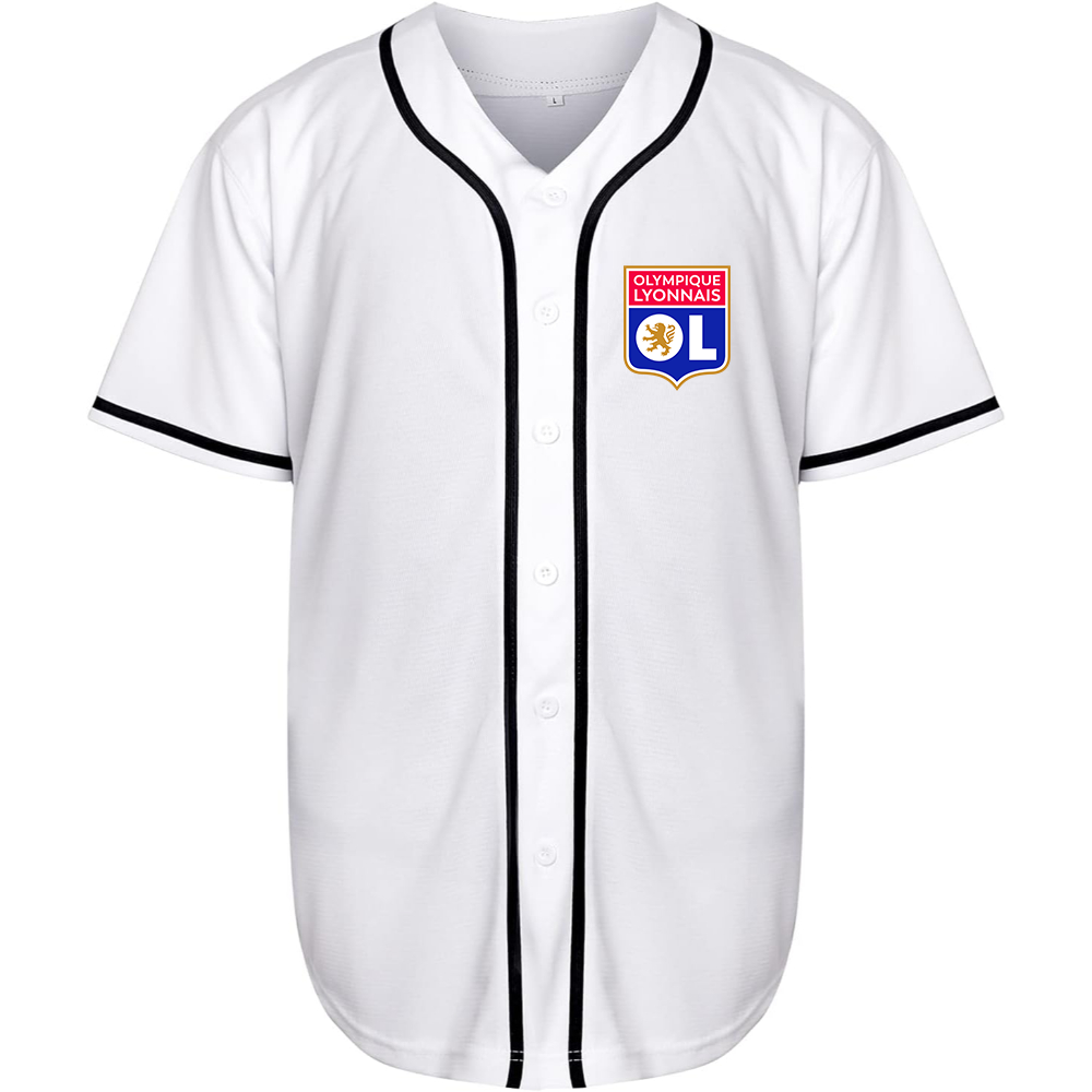 Men's Olympique Lyonnais FC Baseball Jersey