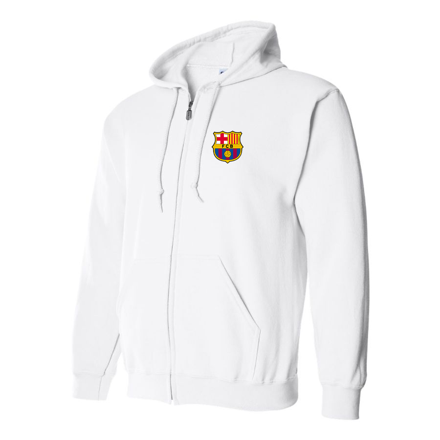 Men's F.C. Barcelona Soccer Zipper Hoodie