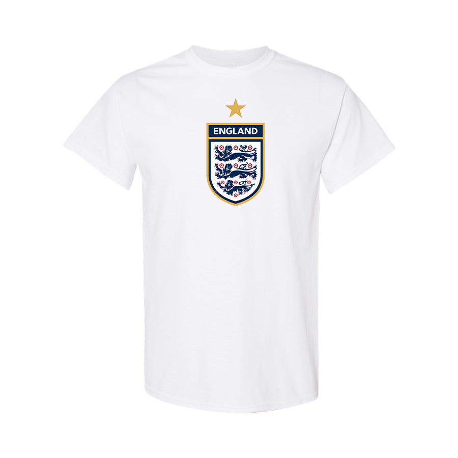 Youth Kids England National Soccer Team Cotton T-Shirt