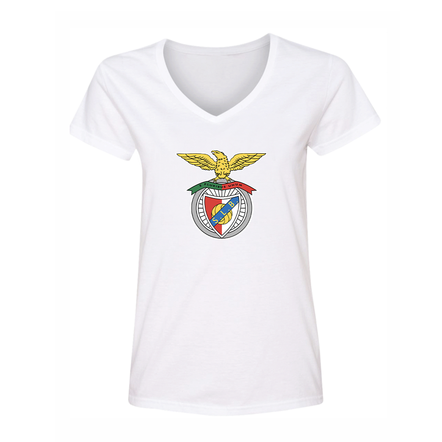 Women's SL Benfica FC V-Neck T-Shirt