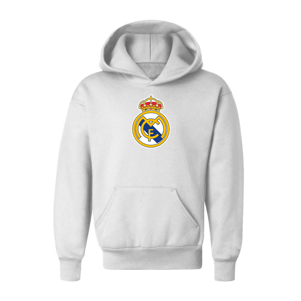 Youth Kids Real Madrid Soccer Pullover Hoodie